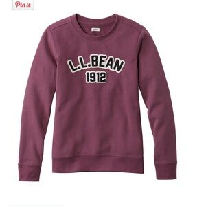 Women's large L.L.Bean 1912 Sweatshirt Crewneck Logo perfect condition